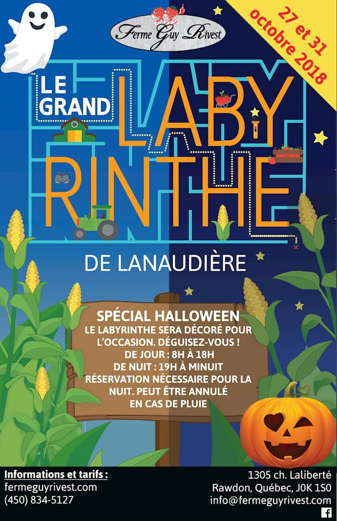 Le Grand Labyrinthe de Lanaudière - Sprécial Halloween